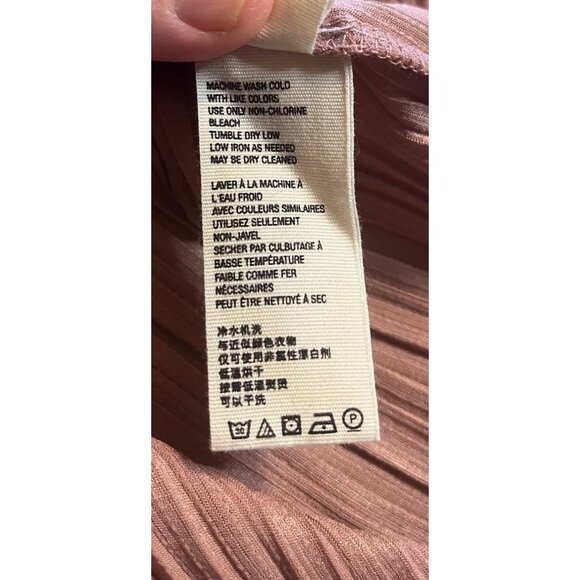 Free People "Cant Help It" Womens S Pullover Mini Dress -dusty pink Boho pleated - Picture 6 of 13